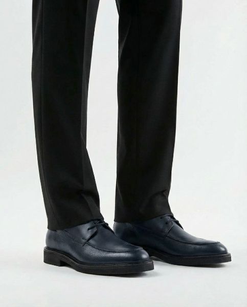 Navy Blue dress ankle boots