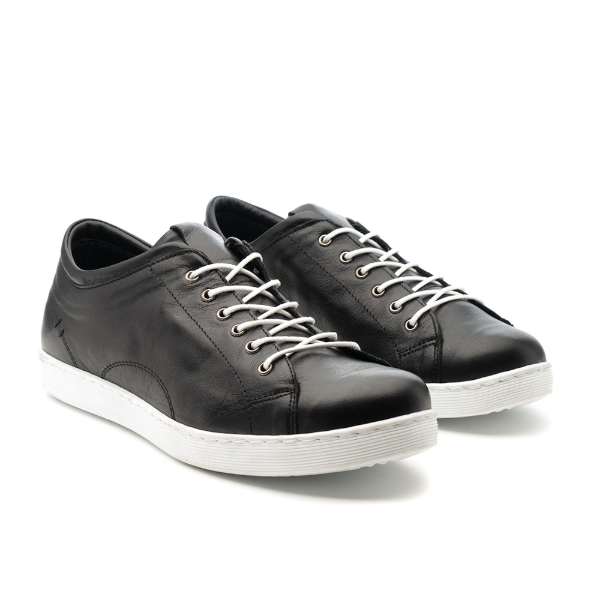 Classic Low Top Calf Skin Leather Sneakers